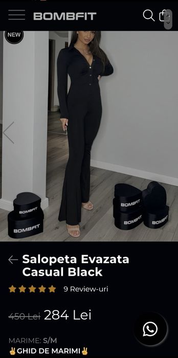 Salopeta superba noua cu eticheta Bombfit
