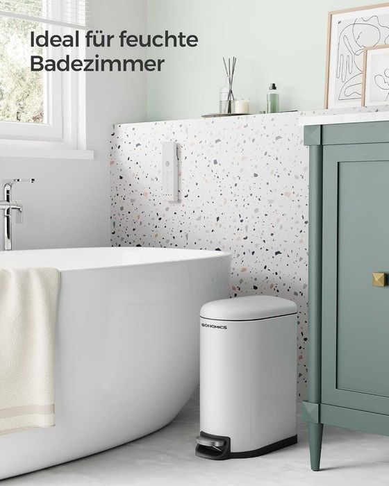 Kош за отпадъци за баня с капак