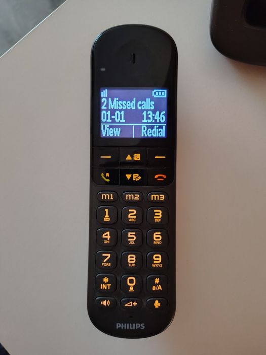 Безжични стационарни телефони Philips XL495 Duo