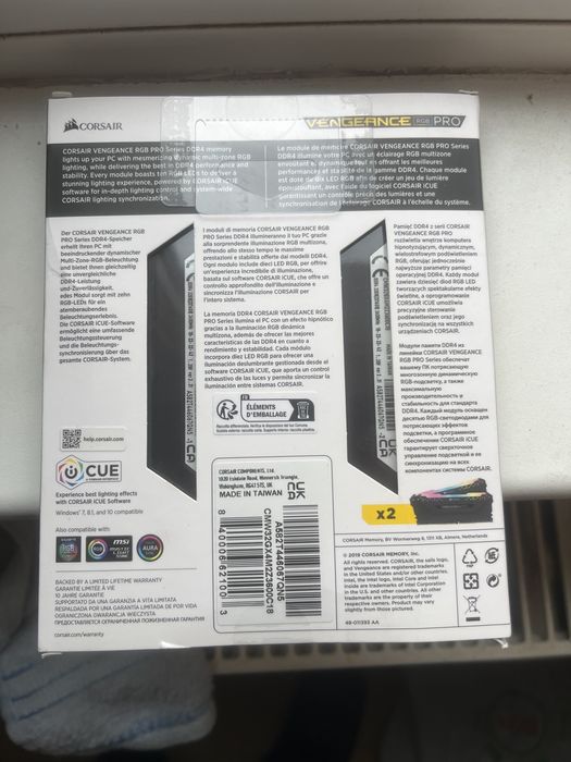 Vand Corsair Vengeance RGB PRO