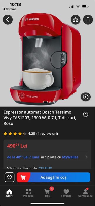 Expressor Cafea Bosch