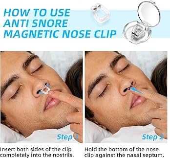 Dispozitiv anti-sforăit (clip nazal din silicon)