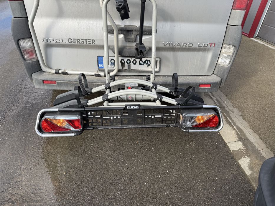 Багажник за колело за теглич EUFAB