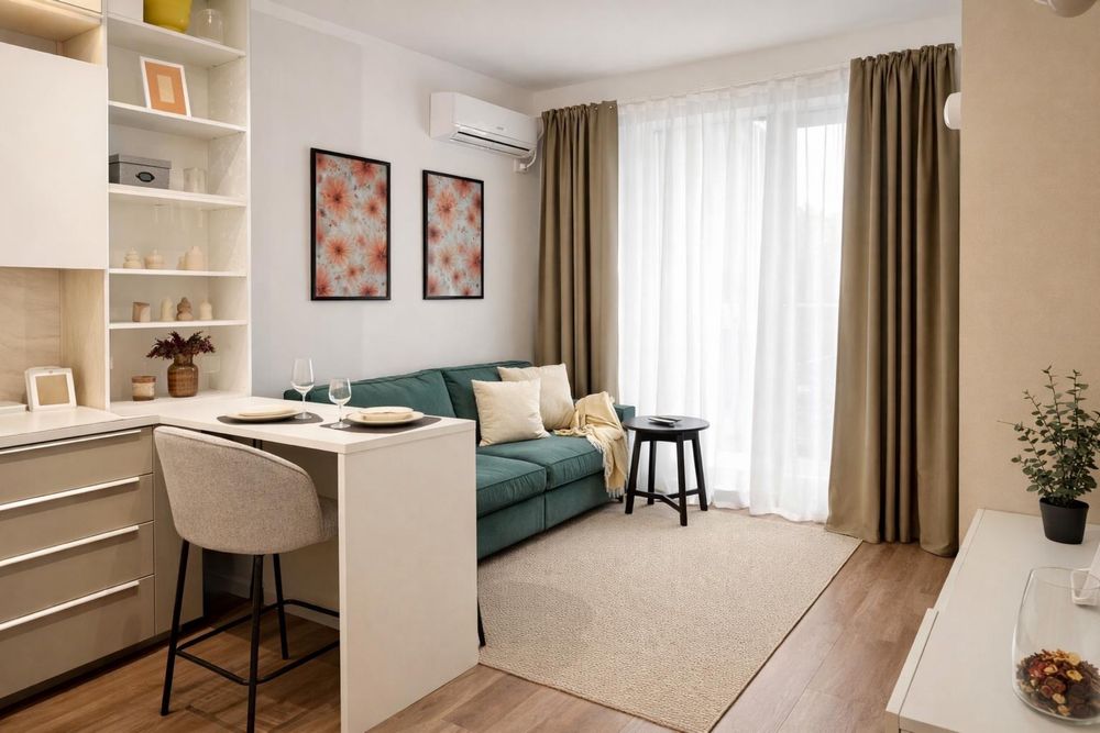 Apartament 2 camere/terasa/Popesti Leordeni