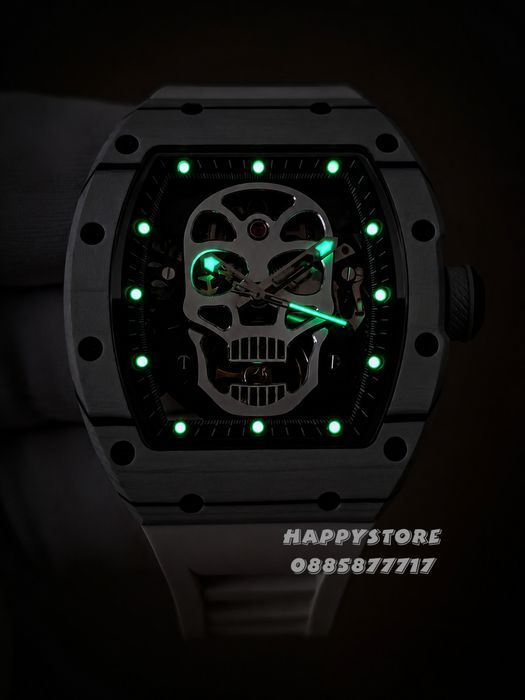 INVICTA Skull white automatic 42 mm, Инвикта нов мъжки часовник