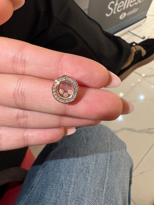 Серьги Chopard из розового золота