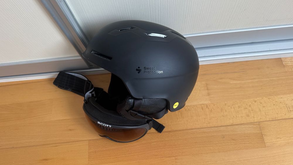 Set casca sweet protection S M mips ochelari scott 53 56 ski snowboard