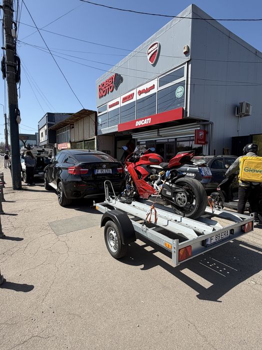 Platforma transport 3,5 T ,Moto 3 posturi,peridoc barca