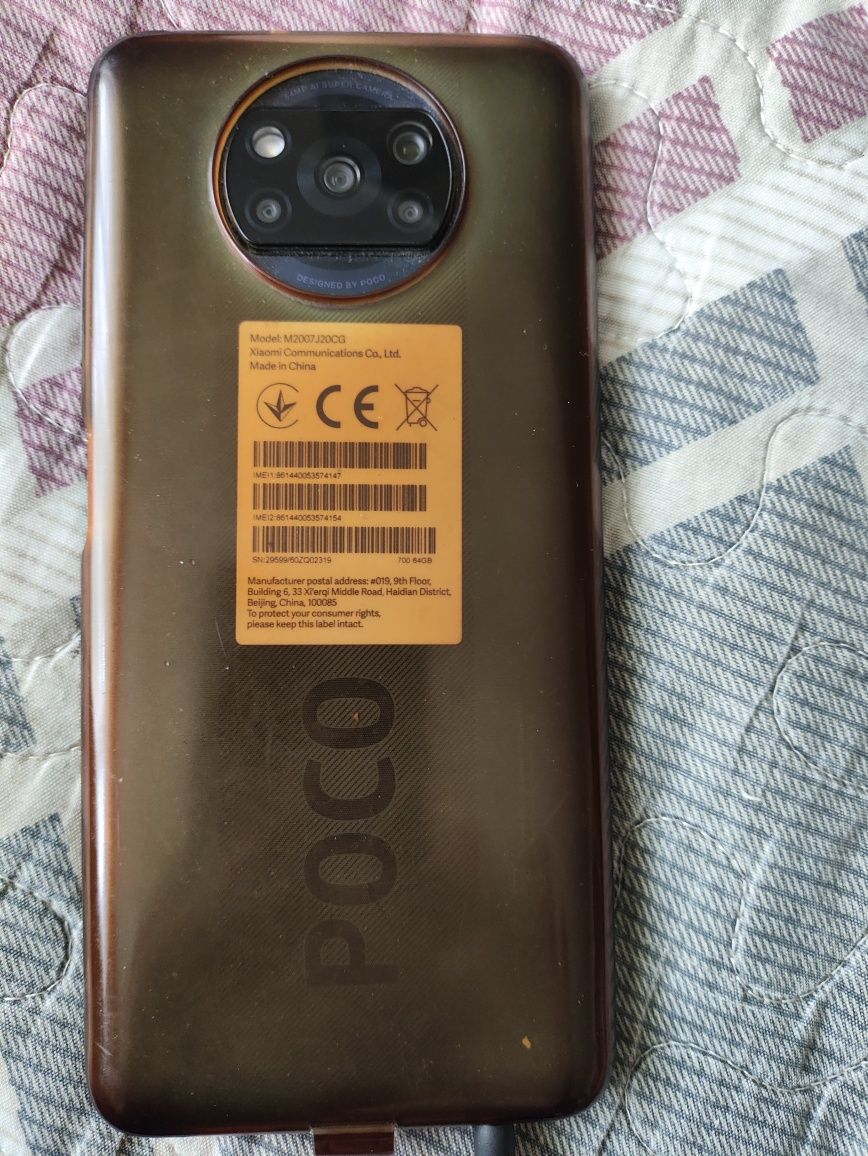 Смартфон poco x3 6gb ОЗУ 8ядер: 42 000 тг. - Мобильные телефоны / смартфоны  Костанай на Olx