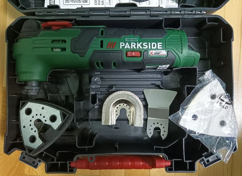 Parkside multifunctional 12V multi cutter tăietor oscilant slefuitor