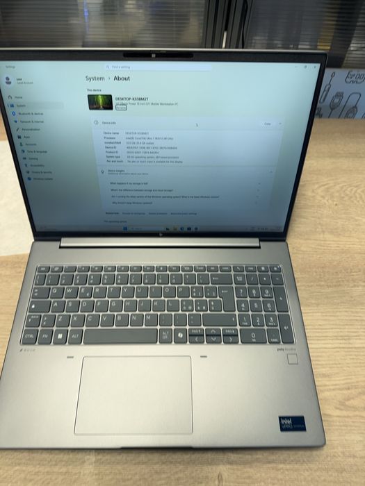 Laptop workstation HP ZBook G11 16" Ultra 7165h 32Gb 512gb RTX1000