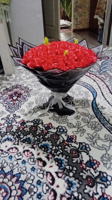 Розы из атласных ленты принимаю заказы пишите звоните