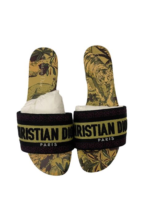 Papuci Dior Dway Cloth Flip Flops