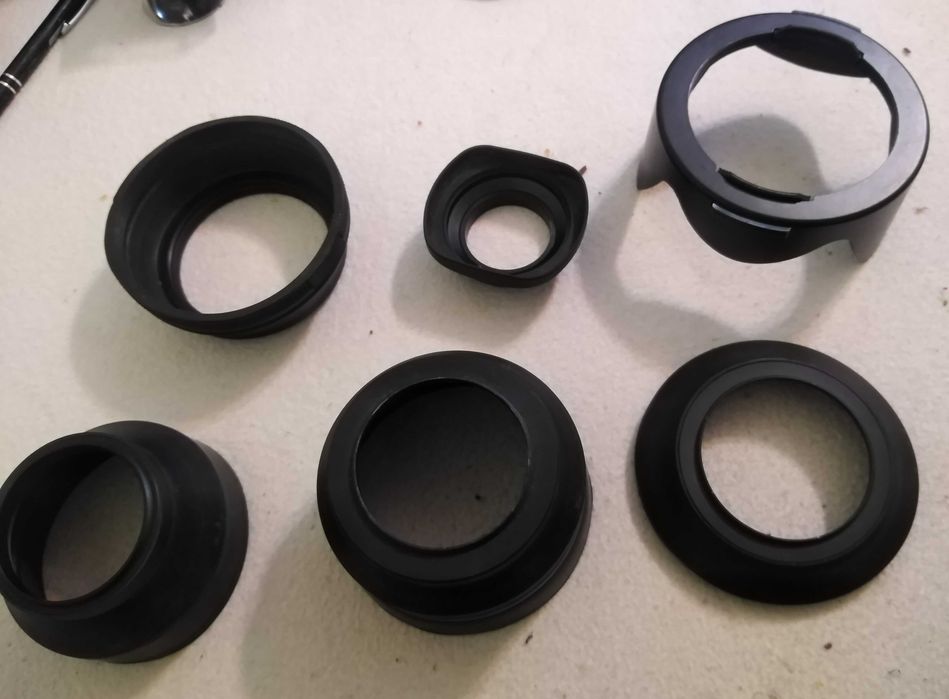 Accesorii foto-video -inele, parasolare, filtre, lentile