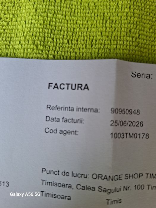 Vând/Schimb Samsung S26 Ultra 5g 512g Blue Garanție Orange Ca Nou Dual Sim Fulbox Liber