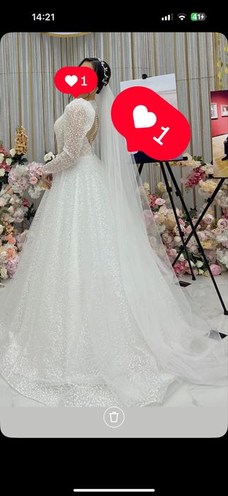 Свадебное платье б/у