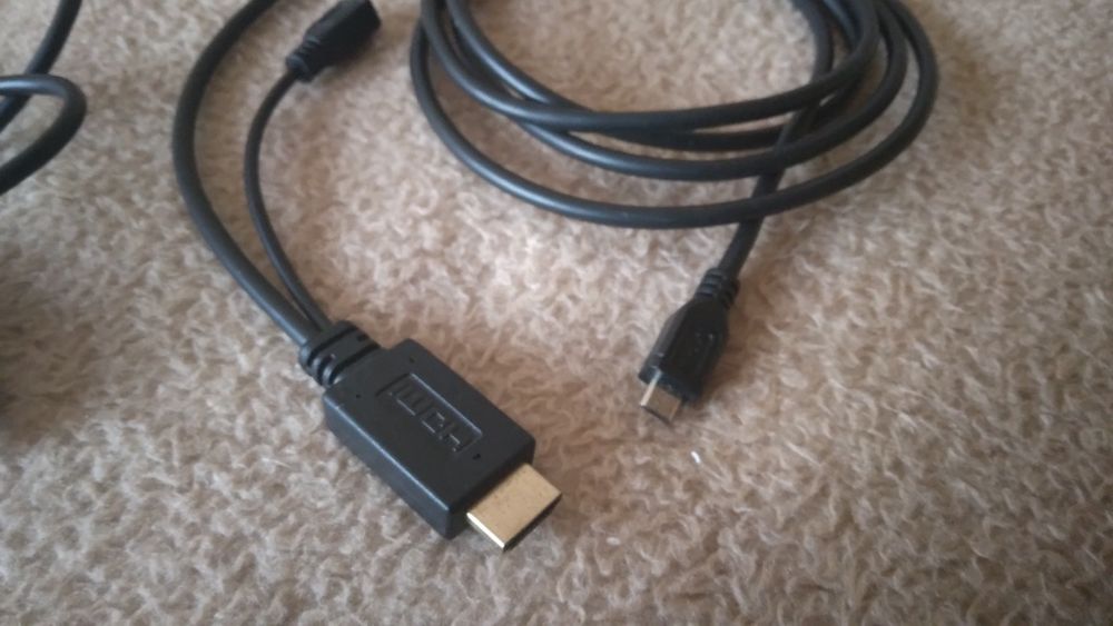 Cabluri cu mufe hdmi si hdmi  la micro usb