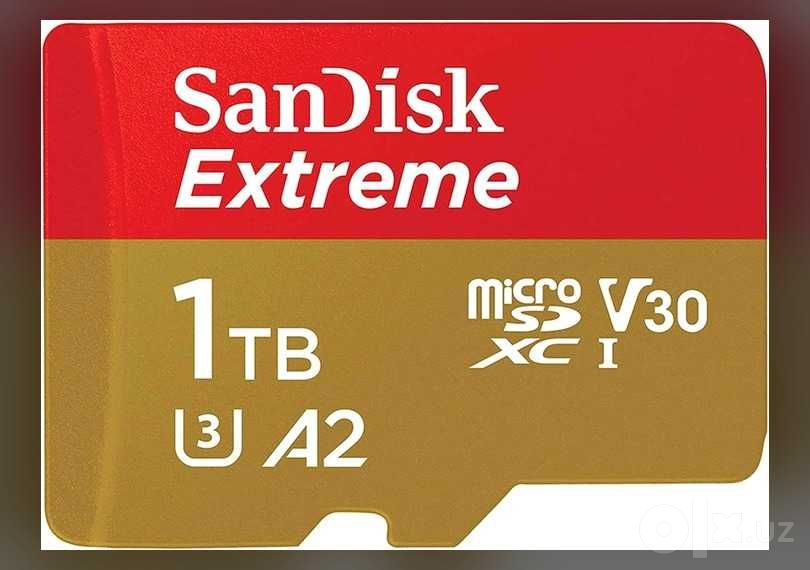 Карта памяти SanDisk Extreme 1 ТБ microSD U3 V30 A2