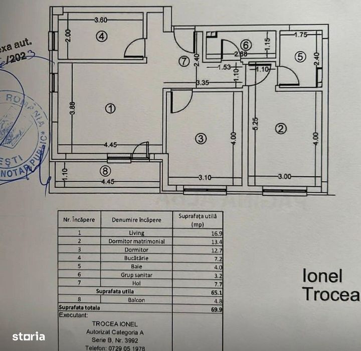 De vanzare apartament premium 3 camere | 2 băi bloc nou 2023 zonă Păc — fotografia 1