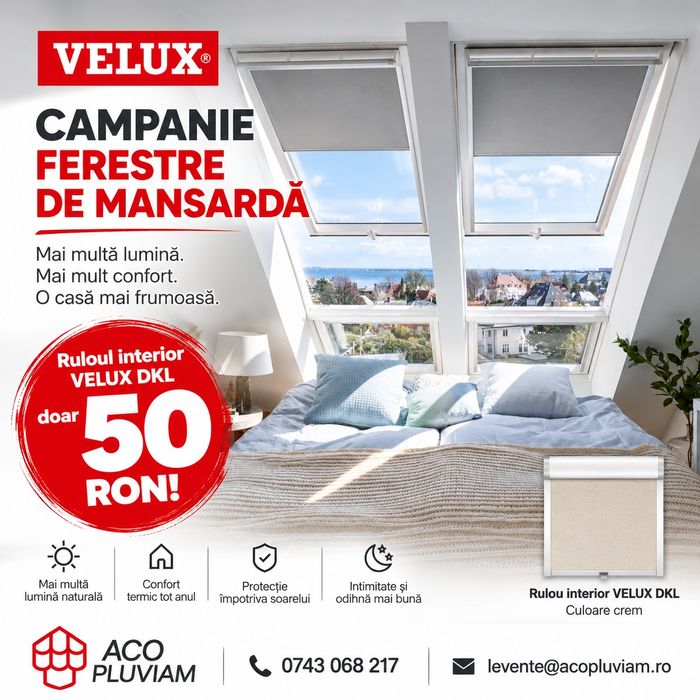 Ferestre de mansarda accesorii Velux