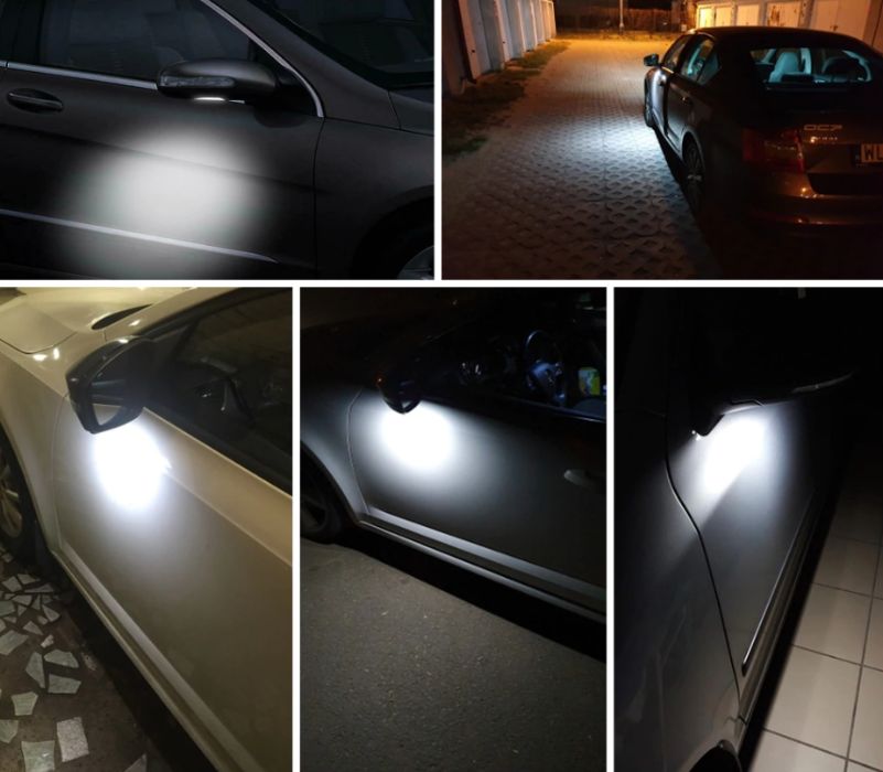 Kit Lampi LED sub oglinzi Skoda Octavia 3 Superb 3 Puddle light