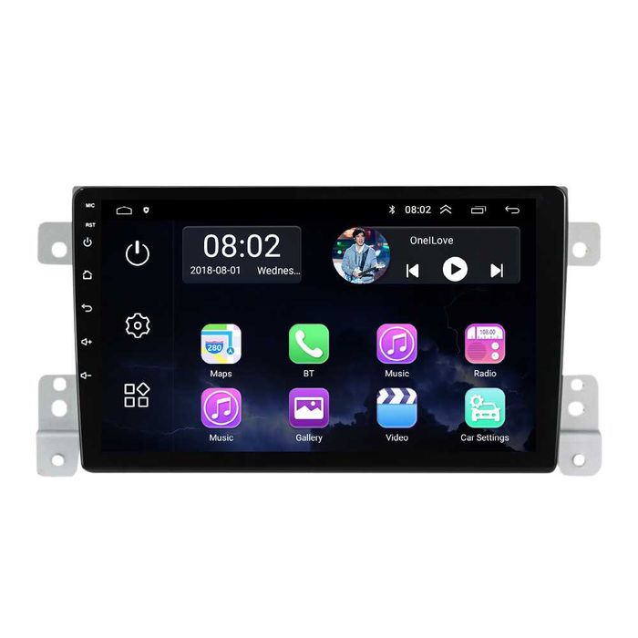 Navigatie Android 14 Suzuki Grand Vitara 1/8 Gb Waze CarPlay + CAMERA