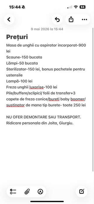 Masa de unghii cu aspirator incorporat si altele