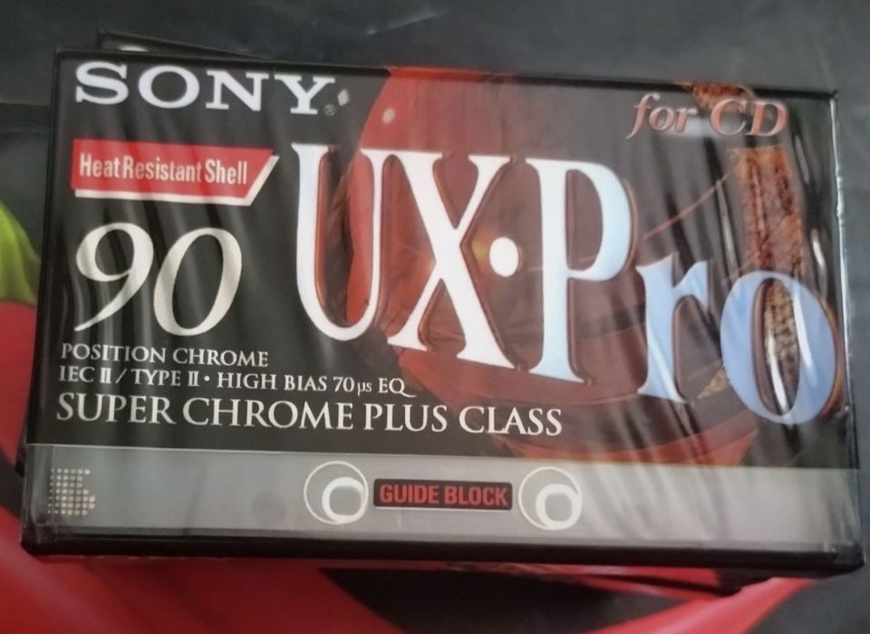 Casete audio crom SONY UX-PRO 90 Superchrome Plus