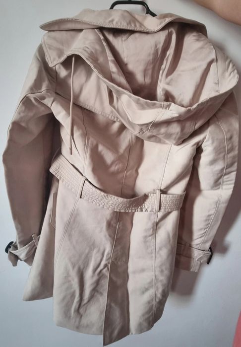 Palton trench coat bej Zara - mărimea S