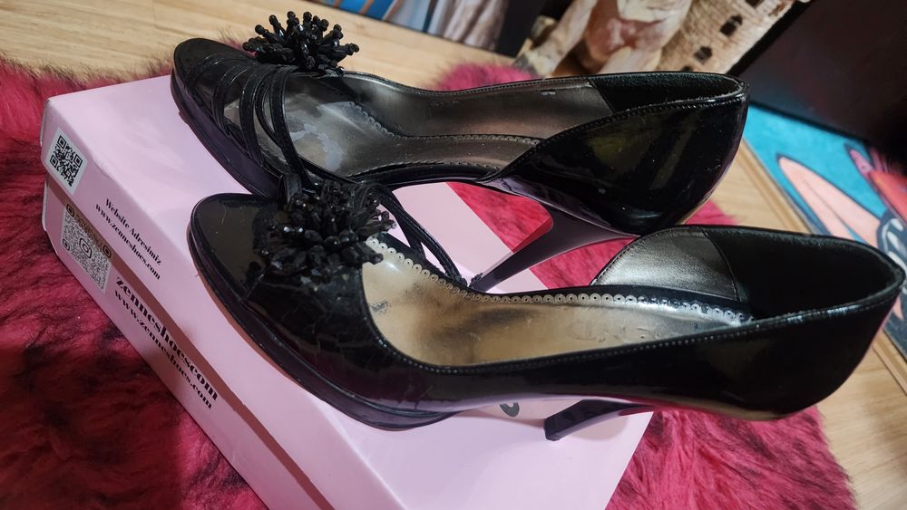 Туфли лаковые 40 рр Турция состояние отличное