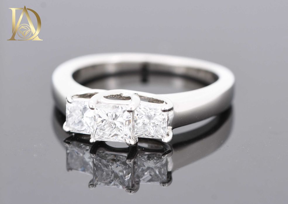 Нов Златен Пръстен с 1.00кт Естествени Диаманти