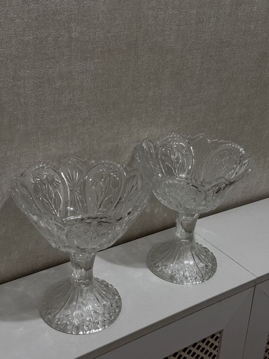Хрусталь ваза 2 шт