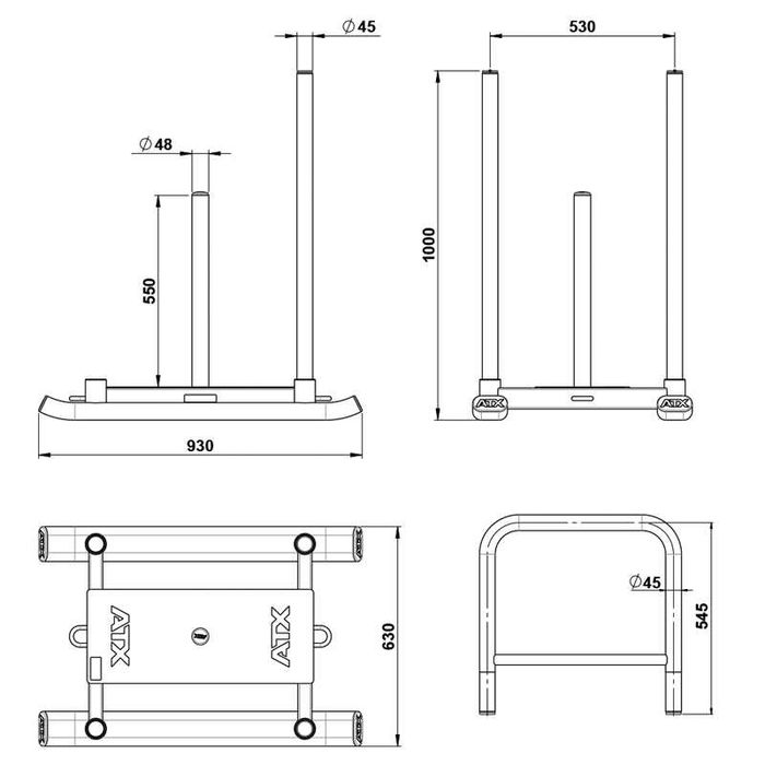 Фитнес Шейна за Тренировки / Кросфит Power Sled / Шейни