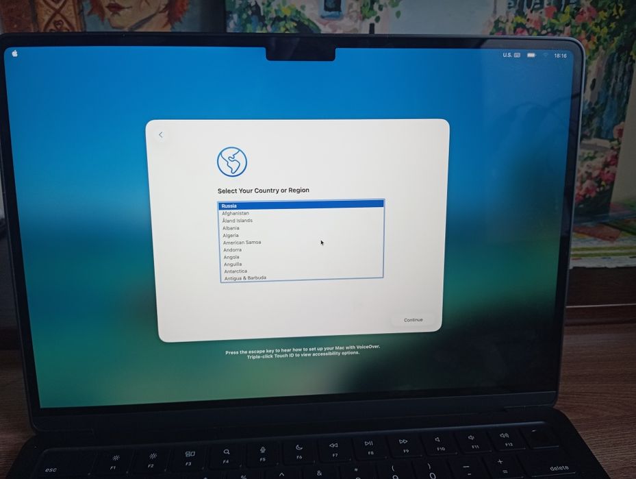 MacBook air 13.6 16/256гб
