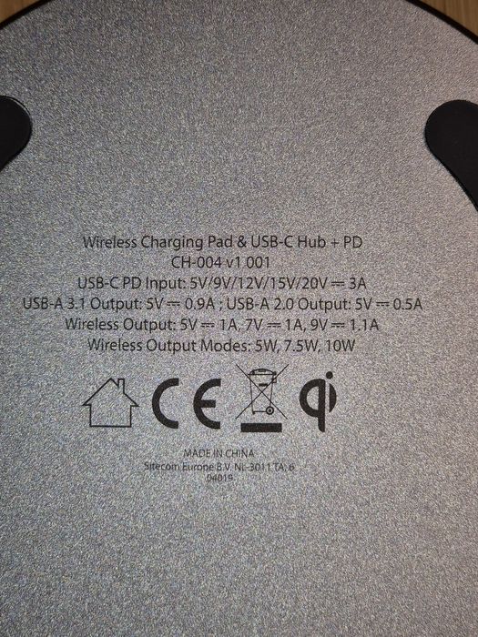 Безжично Зарядно Sitecom