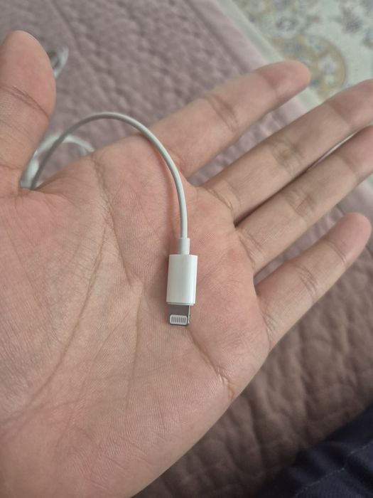 наушники айфон lighting новые