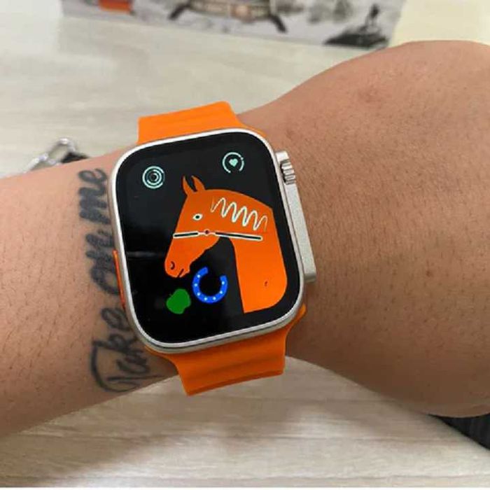 Smartwatch T900 ULTRA, 49 mm, Безжично зареждане, Обаждания, Известия