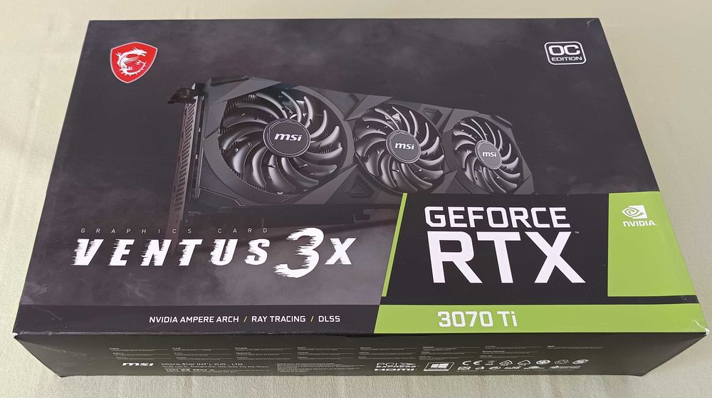 Placa Video Gaming MSI Ventus Nvidia RTX 3070Ti ca noua