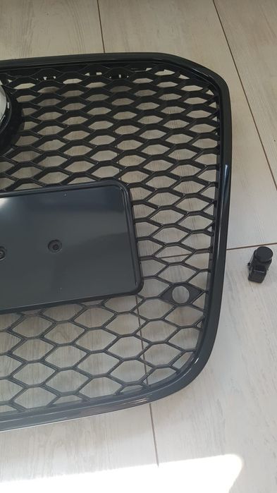 Grila-Fagure-RS6-Look-Audi-A6-C7-2011-2015-Negru-Lucios-2012-2013-2014