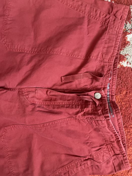 Pantaloni cargo rosii Sergio Tacchini