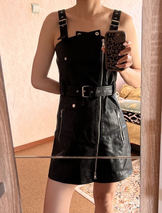 Кожаное платье