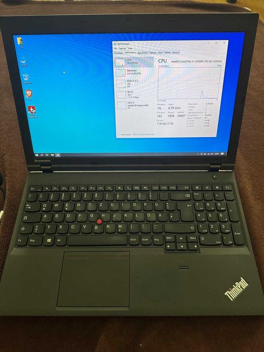 Laptop Lenovo L540 I5-4200M 4 nuclee 8 GB Ram 240 GB SSD