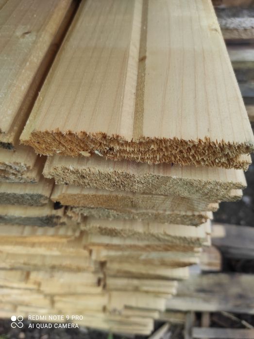 Lambriu lemn rășinoase din  molid și pin. Dușumea, lambriu semirotund