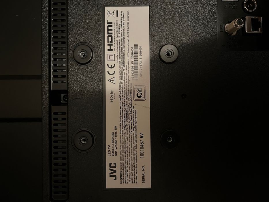 Телевизор  със счупен панел