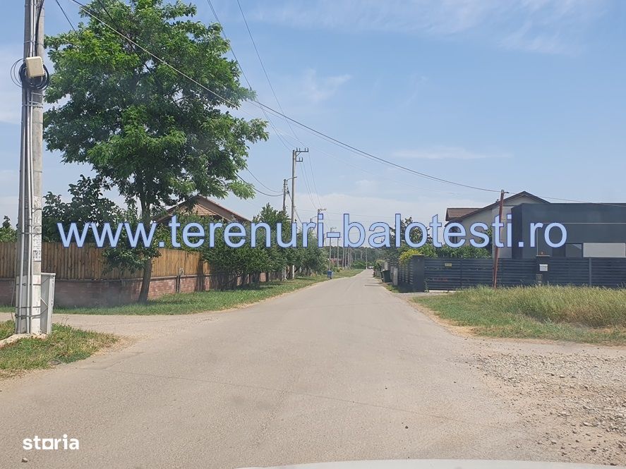Teren Balotesti, vecinatate padure Sri,19500 euro