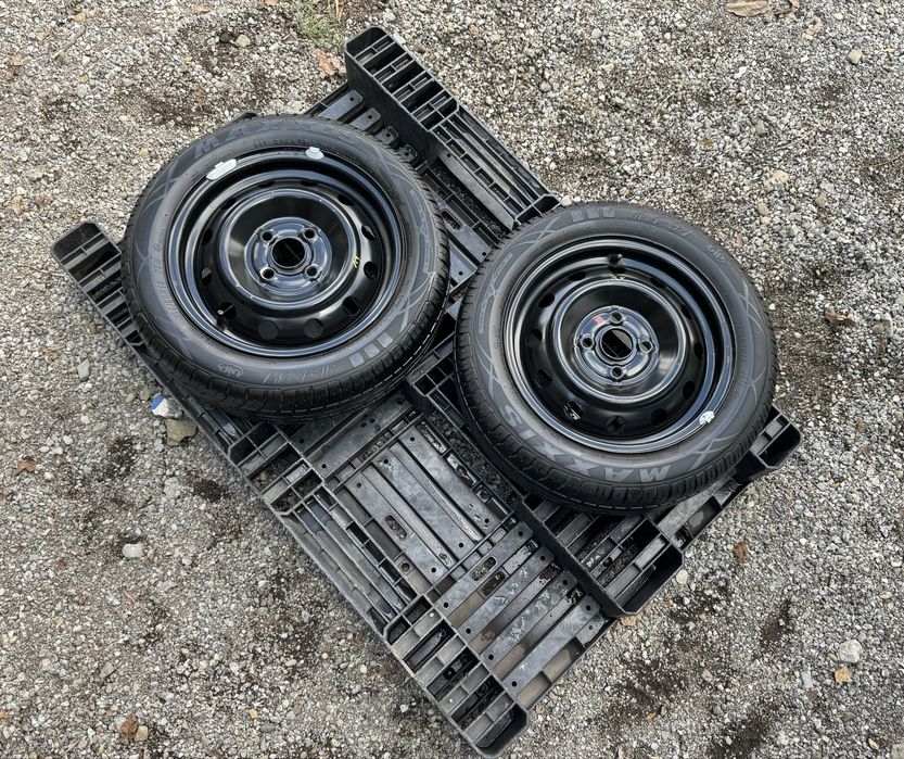 2бр.НОВИ ДЖАНТИ 14цола 4x100+ГУМИ 165/60/14-Toyota,Kia,Hyundai,Mazda