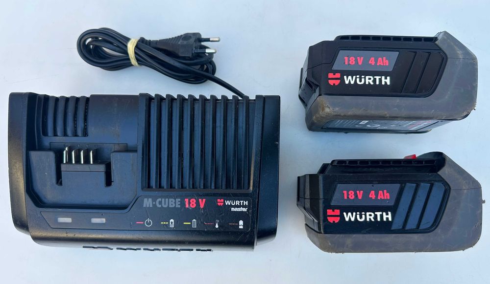 Wurth AWS 18-125 P M-Cube - Безчетков ъглошлайф 2x18V 4.0Ah