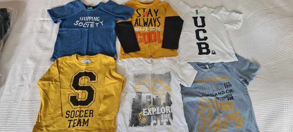 Детски блузки с дълъг ръкав, жилетки, ризи и поло