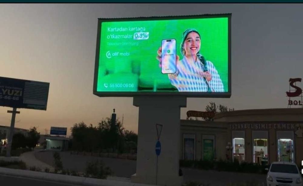Termiz/Термиз/Лед экран/Led ekran/Реклама на Лед экранах/Tashqi reklam