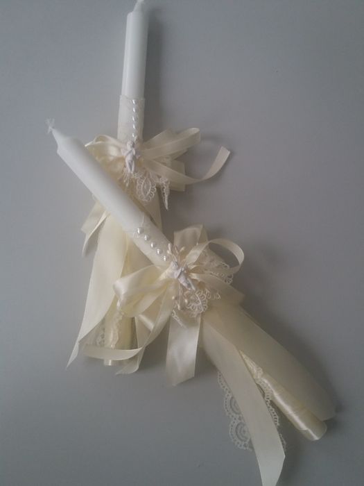 Ритуални свещи с декорация